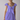 Female wearing a Lavender Solid Color A-Line Sweetheart Neckline Dress