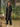 Female wearing a Black Solid Color Overlap V-Neck Neckline Kurta