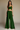 Female wearing a Green Solid Color    Style Cotton Slub Pant