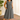 Female wearing a Grey Solid Color Flared Slashed Neckline No Collar  Dress