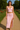 Female wearing a Pink Solid Color Western Sweetheart Neckline Top