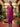 Magenta Embroidered Kurta Pant Set