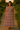 Female wearing a Ash Blue Sanganeri  Red & White Daffodils Print A-Line V-Neck Neckline Ruff Collar Dress