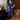 Female wearing a Blue Solid Color A-Line Heart Shaped Neckline Notched Collar Kurta