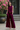 Female wearing a Purple Solid Color   Fusion Style Crew Neckline Cotton Slub Top