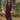 Female wearing a Wine Solid Color Peplum Funnel Neckline Kurta