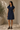 Effortless Navy Linen Drawstring Mini Dress