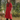 Female wearing a Orange Solid Color Kurta Round Neckline Mandarin Collar Shirt