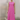 Female wearing a Pink Solid Color A-Line Scoop Neckline No Collar Dress