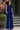 Female wearing a Blue Solid Color   Fusion Style Crew Neckline Cotton Slub Top