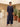Navy Embroidered Cotton Kurta and Palazzo Set