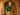 Emerald Green Ribbed Blouse with Gold Trim