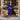 Female wearing a Blue Solid Color   A-Line Style V-Neck Neckline Cotton Slub Dress