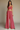 Female wearing a Peach Solid Color    Style Cotton Slub Pant