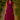 Female wearing a Wine Solid Color A-Line V-Neck Neckline Ruff Collar Dress