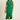 Female wearing a Green Solid Color Bodycan Dress