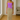 Female wearing a Purple Solid Color Western Square Neckline Top