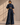 Dark Denim Cropped Blouse and Pleated Palazzo Trouser Co-ord Set
