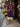 Female wearing a Purple Solid Color   A-Line Style Round Neckline Cotton Slub Dress
