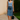 Female wearing a Greyish Blue Solid Color Western Sweetheart Neckline Top