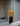 Female wearing a Yellow Solid Color   Na Style Round Neckline Cotton Slub Shirt