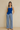 Female wearing a Purple Solid Color Western Square Neckline Tunic