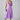 Female wearing a Purple Solid Color A-Line Sweetheart Neckline Dress