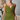 Female wearing a Greenish Rust Solid Color Wrap V-Neck Neckline Dress
