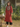 Female wearing a Rust Star Butti Print Panel High Neckline Mandarin Collar Kurta