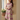 Female wearing a Peach Sanganeri, Floral Jaal Butta Print Shirt Shirt Collar Dress