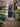 Female wearing a Blue Solid Color   Flared Style Round Neckline Cotton Slub Dress